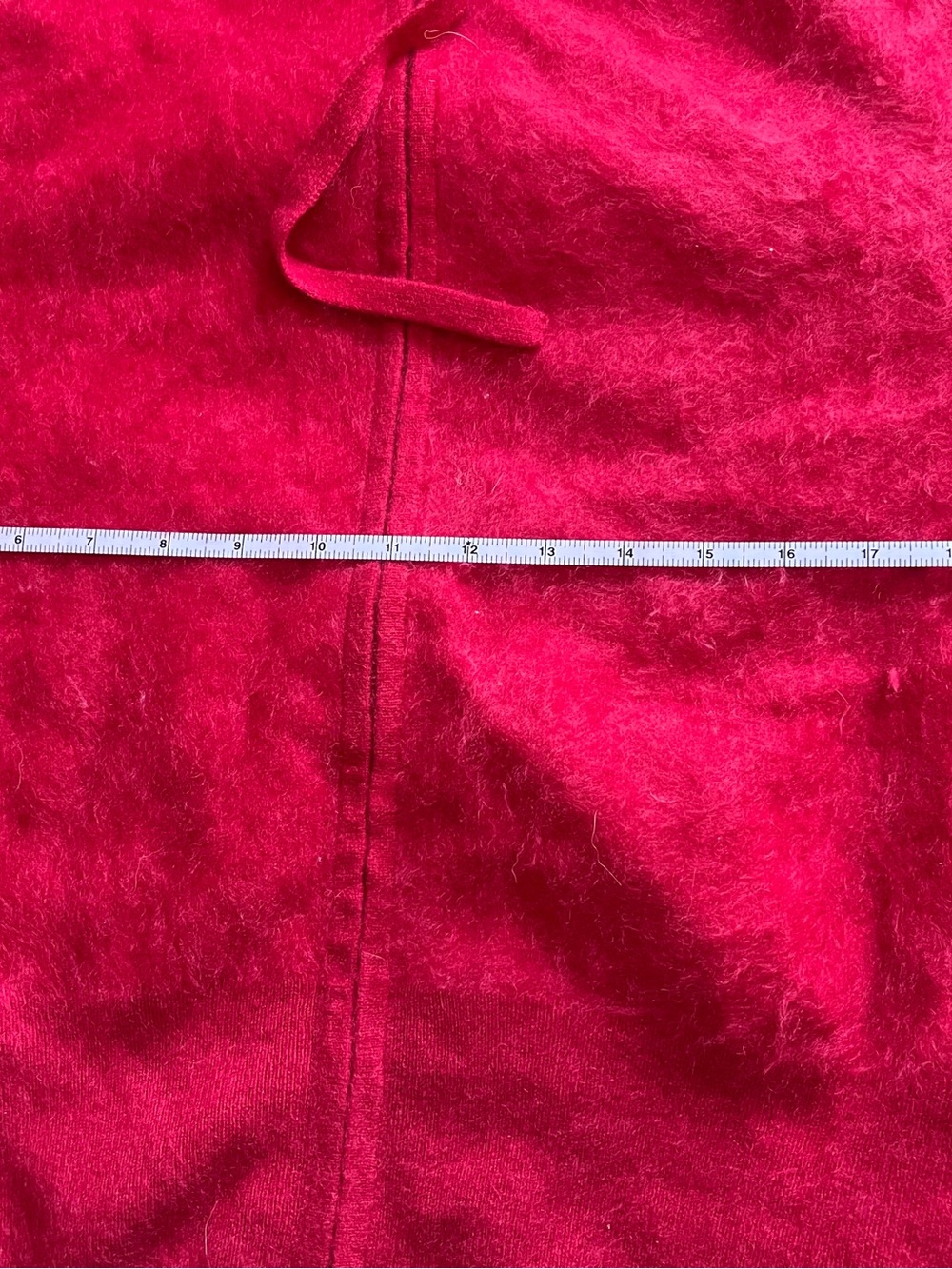 JCrew Red Cashmere Hoodie - Picture 7 of 7